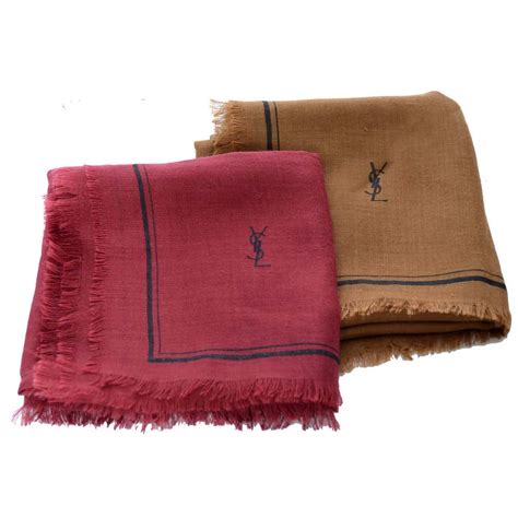 ysl cashmere scarf.